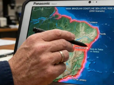 NASA alerta para risco de cidades brasileiras serem engolidas pelo avanço do nível do mar