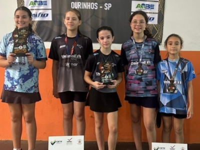 Tênis de mesa de Marília é campeão geral da 4ª etapa da Liga Oeste em Ourinhos. Veja os nomes das vencedoras e dos vencedores