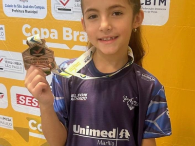 Tênis de Mesa Unimar/Yara Clube/Unimed/Academia Nelson Machado/SELJ conquista ouro nas duplas e é destaque na Copa Brasil Ouro
