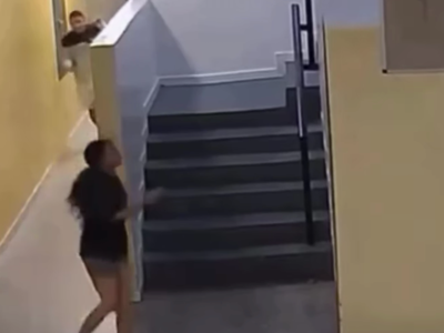 Câmera de segurança flagra desespero de pessoas saindo de prédio pouco antes de desabar durante terremoto; VEJA VÍDEO