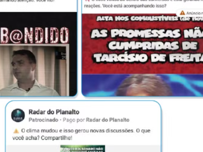 BOMBA: Quem está por trás? Sete páginas fantasmas nas redes sociais que gastaram mais de R$ 1 milhão para atacar Flávio Bolsonaro e Tarcísio