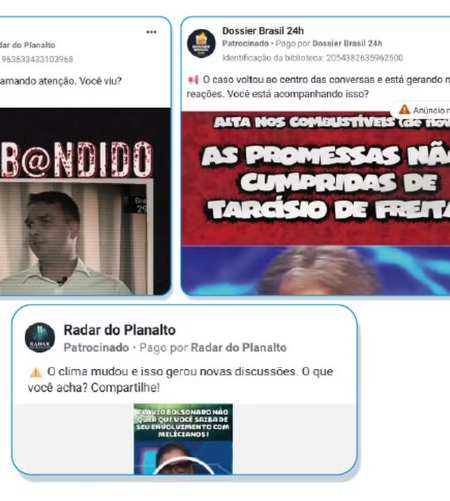 No momento, você está visualizando BOMBA: Quem está por trás? Sete páginas fantasmas nas redes sociais que gastaram mais de R$ 1 milhão para atacar Flávio Bolsonaro e Tarcísio