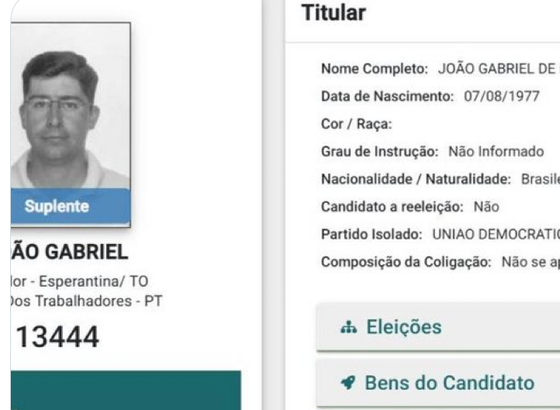 No momento, você está visualizando Pr3so em operação contra o PCC já foi candidato pelo PT no Tocantins; SAIBA MAIS