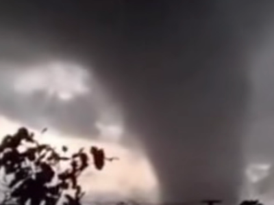 IMPRESSIONANTE: Tornado gigante atinge cidades do Rio Grande do Sul deixando rastro de destruição; VEJA IMAGENS