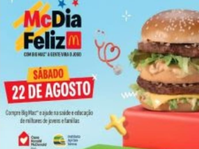 McDia Feliz 2026: participe desta corrente do bem e apoie a Santa Casa de Misericórdia de Marília. Já tem até data marcada. Veja como colaborar