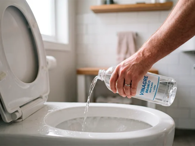 Vinagre no vaso sanitário uma vez por semana: veja o que acontece e os benefícios