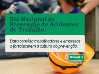 Acidentes de Trabalho: Dia Nacional da Prevenção reforça a importância da segurança e do cuidado com a vida, além da união de trabalhadores e empresas por ambientes seguros e saudáveis. Veja