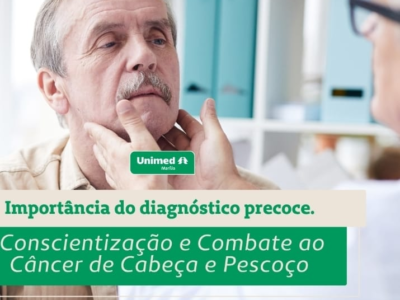 Câncer de Cabeça e Pescoço: Dia Mundial de Conscientização e Combate alerta para a importância do diagnóstico precoce. Isso aumenta significativamente as chances de sucesso no tratamento. Veja sinais e saiba mais