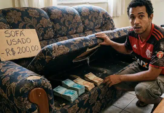 No momento, você está visualizando Comprou sofá por R$ 200 e encontrou R$ 85 mil escondidos; a lei garante recompensa para quem devolve o dinheiro