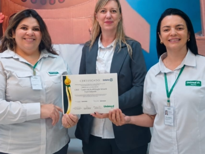 Centro de Reabilitação Infantil Especializado (CRIE), da Unimed Marília, conquistou o Selo Ouro, reconhecimento que certifica a excelência na prestação de serviços de saúde