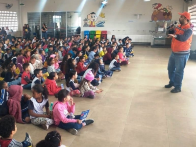 Defesa Civil promove Campanha de Prevenção às Queimadas nas escolas de Marília. Com o slogan “QUEIMOU, PERDEU”, haverá palestras e outras atividades