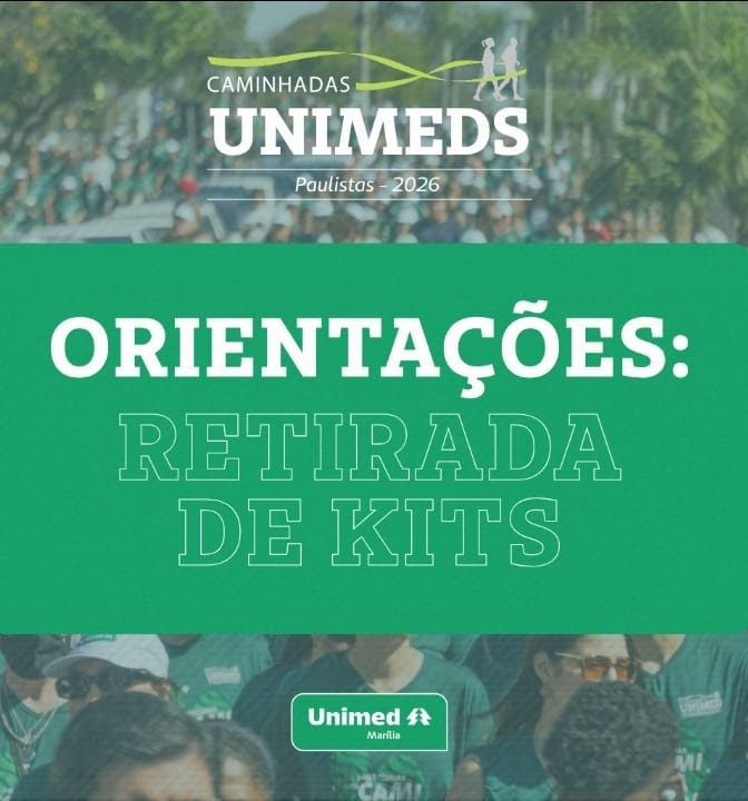 No momento, você está visualizando Caminhada Unimed Marília: confira as orientações para retirada dos kits. Horários, documentos, regras e dados sobre camisetas, bonés e squeezes
