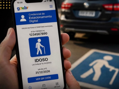 Idosos com 60 anos ou mais já podem emitir credencial digital de estacionamento gratuita; veja como funciona