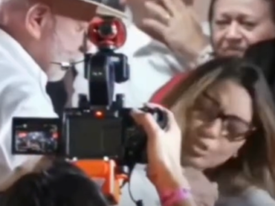 Janja aparentemente repreende apoiador e segura Lula que cumprimentava o povo e vídeo viraliza; VEJA MOMENTO