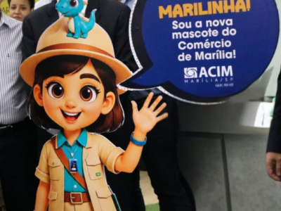 Acim 92 Anos: “Marilinha” é a nova mascote do comércio de Marília, anuncia Acim. Ela vai representar os comerciantes nas campanhas promocionais e atividades em geral