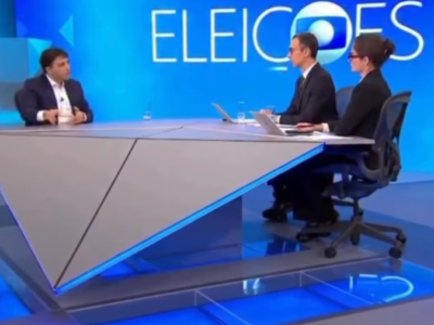 Renan Santos dá corte em Renata Vasconcellos e protagoniza momento de tensão no Jornal Nacional; VEJA VÍDEO