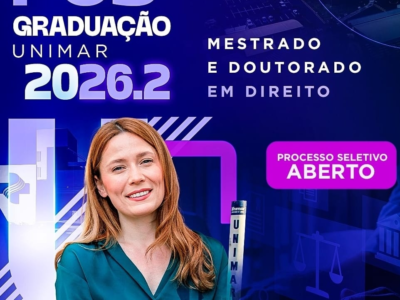 Entram na reta final as inscrições para o Mestrado e Doutorado em Direito da Unimar, que reúnem corpo docente internacional e acadêmicos de todo o país. Tenha aqui mais informações sobre o Programa e datas