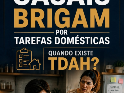 Por que tantos casais brigam por tarefas domésticas quando existe TDAH? Entenda problemas e o que fazer com psicanalista e teoterapeuta