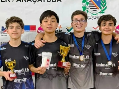 Marília é campeã geral da 5ª etapa da Liga Oeste Paulista de Tênis de Mesa. 7 dedalhas de ouro, 4 de prata e 10 de bronze, totalizando 1.627 pontos. Confira