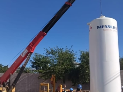 RIC Ambiental realiza manutenção programada para instalação de novo tanque de CO₂ no sistema de abastecimento do Nova Marília III, proporcionando melhorias aos moradores. Entenda