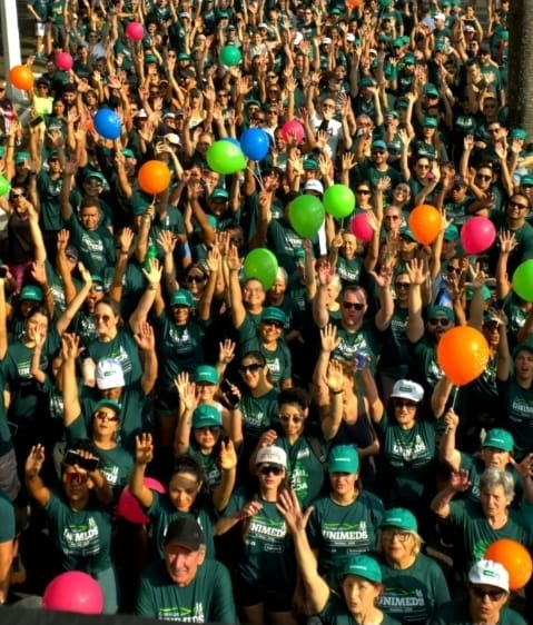 No momento, você está visualizando Caminhada Unimed reúne cerca de 1.500 participantes em uma manhã de saúde, solidariedade e bem-estar. Evento arrecadou mais de uma tonelada de alimentos, que foram destinados a entidades. Assista vídeo