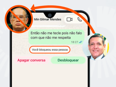 CRISE NO STF: Gilmar Mendes ameaça Nunes Marques, e ministro reage com atitude inesperada no WhatsApp; VEJA PRINT
