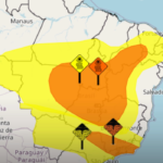 Inmet emite alerta de tempestades para 10 estados; ventos podem chegar a 100 km/h — veja quais regiões estão na previsão