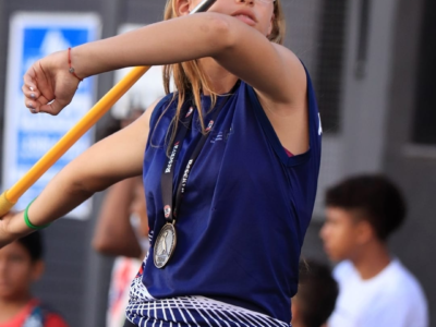 Atleta da Selj Marília representa São Paulo nos Jogos Escolares Brasileiros. Ela disputa a prova de lançamento de dardo pela categoria sub-14