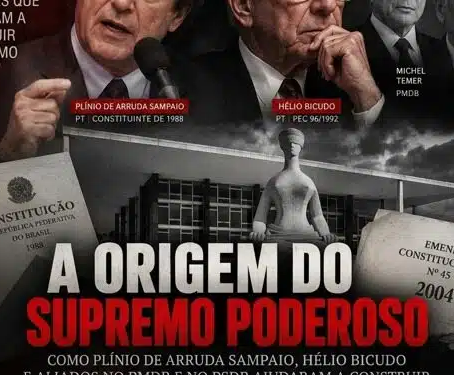 No momento, você está visualizando Veja como a esquerda, por meio da Constituição de 1988, ajudou a empoderar o STF de hoje, com nomes como Plínio Sampaio, Hélio Bicudo, Michel Temer e FHC