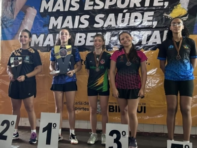 Tênis de Mesa de Marília conquista título geral do Troféu Eficiência da 6ª. etapa da Liga Oeste Paulista. Foram 7 de ouro, 7 de prata 8 de bronze e 10 no 5º. lugar