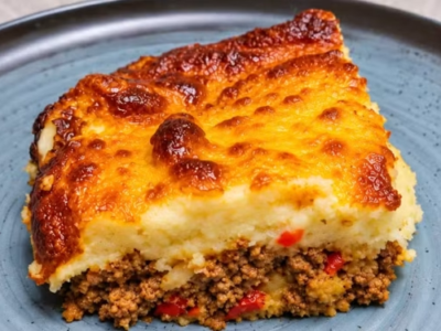 Escondidinho de carne: receita fácil ganha purê de aipim e queijo gratinado