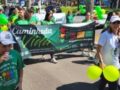 ‘7ª Caminhada pelaVida’ da Santa Casa deMarília une forças emuma causa nobre queé a doação de órgãose tecidos