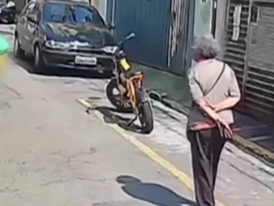 CENAS FORTES: idosa é esfaqueada durante assalto em SP; VEJA MOMENTO