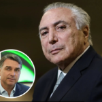 Michel Temer acaba de gravar vídeo em manifestação de apoio a Flávio Bolsonaro no segundo turno. ASSISTA