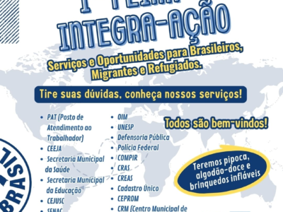 Sebrae-SP participa da 1ª Feira Integra-Ação de Marília para ajudar os imigrantes a empreender. Objetivo é a inclusão socioeconômica e geração de renda. Saiba tudo
