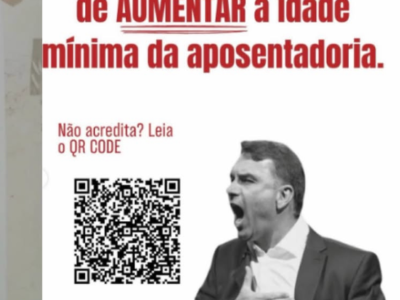 Cartazes com notícias falsas e discurso de ódio contra Flávio Bolsonaro são espalhados na UFRN, em Caicó, e Ufersa, em Mossoró