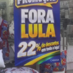 Loja lança promoção “Fora Lula” com 22% de desconto; VEJA VÍDEO