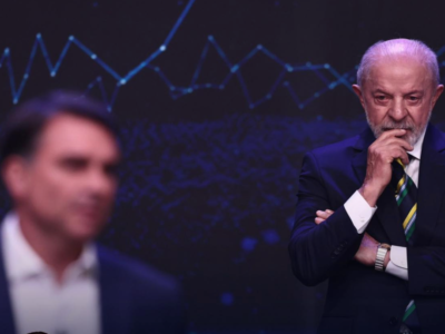 Vantagem de Lula sobre Flávio Bolsonaro diminui em 98% das cidades do Nordeste, aponta levantamento