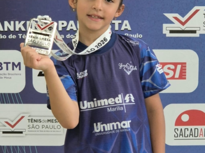 Tênis de Mesa de Marília conquista 6 medalhas no Paulista e tem 6 atletas convocados para a Seleção Paulista. 5 da base e uma atleta do Master. Veja nomes