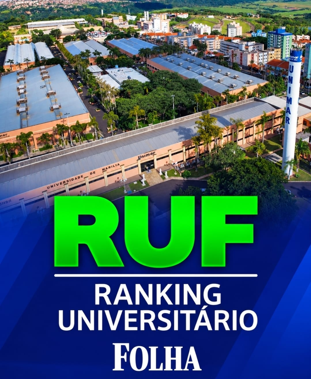 No momento, você está visualizando Unimar mantém Marília no mapa da qualidade do ensino superior com destaque no Ranking Universitário Folha 2026. Confira