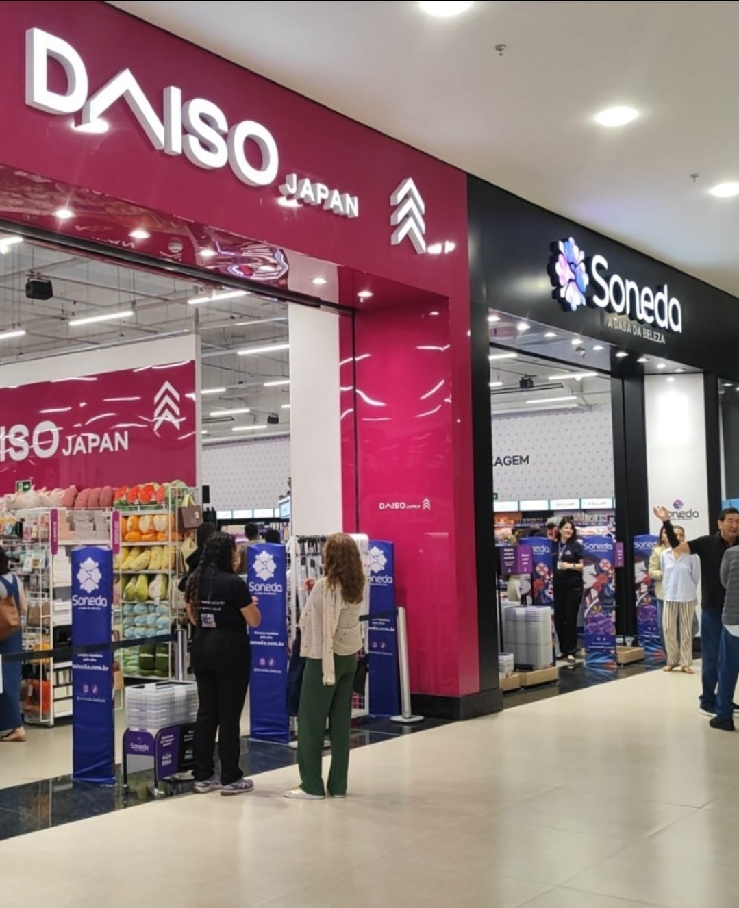 No momento, você está visualizando Soneda A Casa da Beleza e Daiso Japan inauguram megaunidade no Marília Shopping, Com mais de 1.000m²,. Operação conjunta reúne beleza, cosméticos e v ariedades japonesas