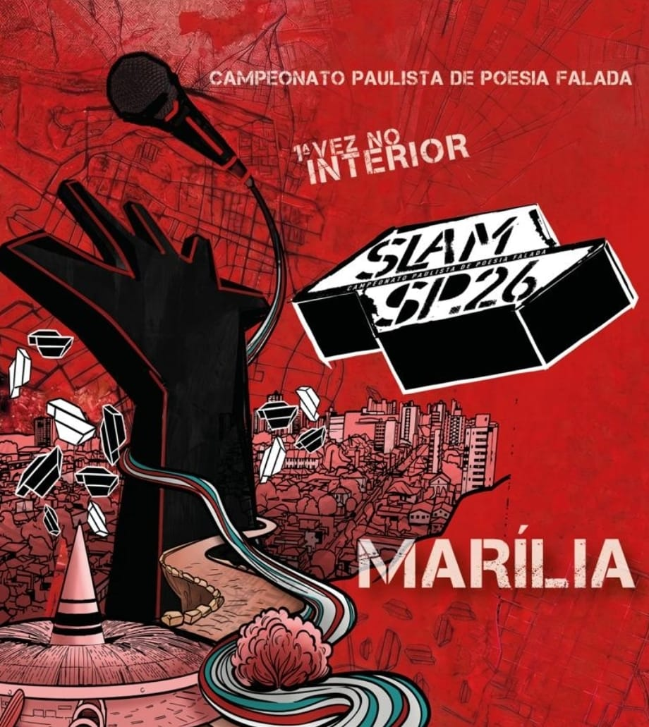 No momento, você está visualizando Cultura: Marília recebe pela primeira vez o SLAM SP 2026, maior campeonato de poesia falada da América Latina. Saiba tudo por aqui
